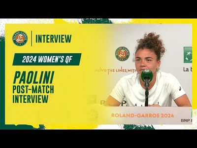 Regardez la conférence de presse de Paolini après sa victoire en quarts de finale à Roland-Garros 2024