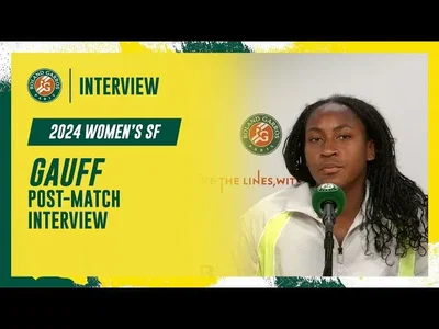 Regardez la conférence de presse de Mme Gauff après sa défaite en demi-finale à Roland-Garros 2024
