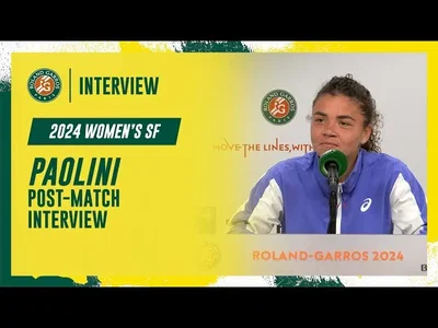 Regardez la conférence de presse d'après-match de Paolini après sa victoire en demi-finale à Roland-Garros 2024