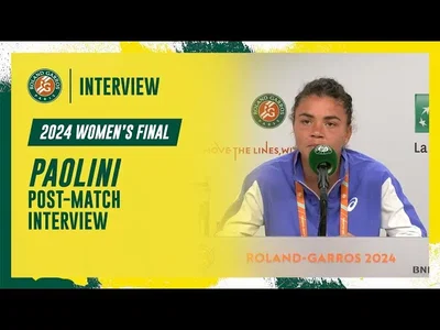 Regardez l'interview de Paolini après sa défaite en finale contre Swiatek à Roland-Garros 2024