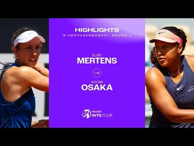 Elise Mertens vs Naomi Osaka | 2024 's-Hertogenbosch Highlights