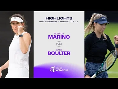 Les meilleurs moments de Boulter vs Marino dans le round 2 sur le gazon de Nottingham