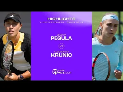 Les meilleurs moments de Krunic vs Pegula dans le deuxième round sur le gazon de 's-Hertogenbosch.