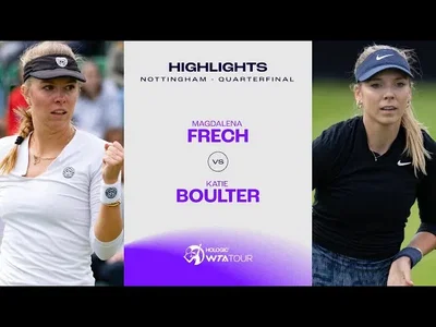 Les meilleurs moments de Boulter vs Frech en quart de finale sur le gazon de Nottingham.