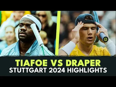 Les meilleurs moments de Draper vs Tiafoe en quart de finale sur le gazon de Stuttgart.