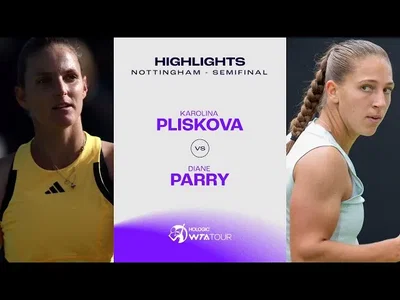 Les meilleurs moments de la demi-finale entre Pliskova et Parry sur le gazon de Nottingham.