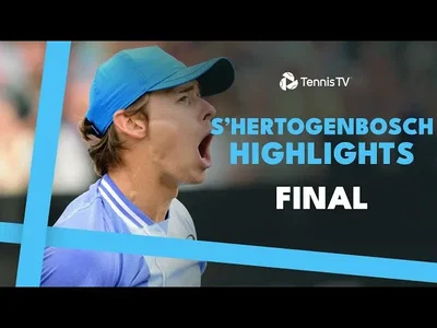 Les meilleurs moments de la finale entre De Minaur et Korda sur le gazon de 's-Hertogenbosch.