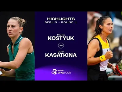 Les meilleurs moments de Kasatkina vs Kostyuk au premier tour sur le gazon de Berlin