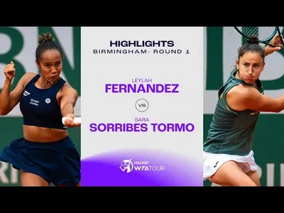 Les meilleurs moments de Fernandez contre Sorribes Tormo dans le premier round sur le gazon de Birmingham.