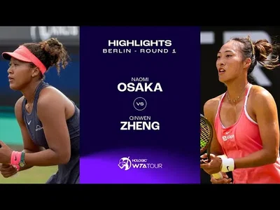 Les meilleurs moments du match Zheng vs Osaka au premier tour sur le gazon de Berlin.