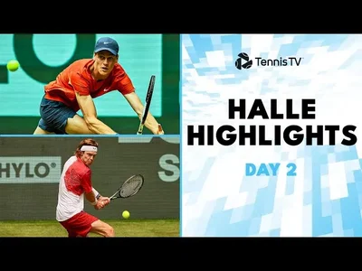 Regardez Sinner vs Griekspoor, Otte vs Zverev, Giron vs Rublev, Squire vs Tsitsipas et Purcell vs Bublik. Voici les temps forts de la deuxième journée (1er tour) à Halle