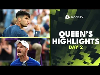 Regardez Alcaraz vs Cerundolo, Murray vs Popyrin, Musetti vs De Minaur, Shelton vs Mpetshi Perricard et Navone vs Draper. Voici les temps forts de la deuxième journée (1er tour) au Queen's (Londres) Regardez les temps forts de la deuxième journée (1er tour) des Championnats de France 2024 à Londres. Avec Alcaraz vs Cerundolo, Murray vs Popyrin, Musetti vs De Minaur, Shelton vs Mpetshi Perricard et Navone vs Drapera.