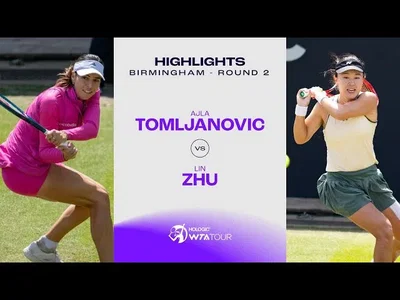 Les meilleurs moments du match Tomljanovic vs Zhu au 2e tour sur le gazon de Birmingham.