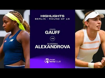 Les meilleurs moments de Gauff vs Alexandrova dans le deuxième round sur le gazon de Berlin.