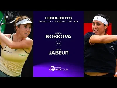 Les meilleurs moments du match Jabeur vs Noskova au 2ème tour sur le gazon de Berlin.