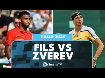 Les meilleurs moments du match Zverev vs Fils en quart de finale sur le gazon de Halle.