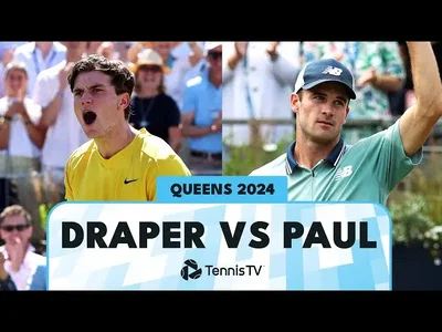 Les meilleurs moments de Paul vs Draper en quart de finale sur le gazon du Queen's (Londres).