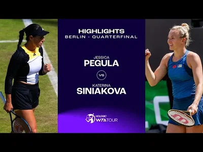 Les meilleurs moments de Pegula vs Siniakova en quart de finale sur le gazon de Berlin.