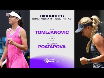 Les meilleurs moments de la demi-finale entre Tomljanovic et Potapova sur le gazon de Birmingham.