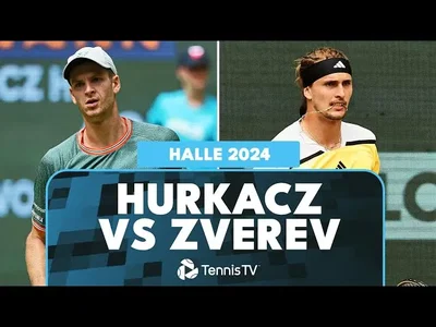 Les meilleurs moments de la demi-finale Hurkacz vs Zverev sur le gazon de Halle.