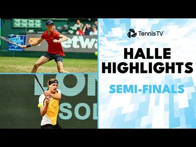 Regardez Sinner vs Zhang et Hurkacz vs Zverev. Voici les temps forts de la 6e journée (demi-finales) à Halle