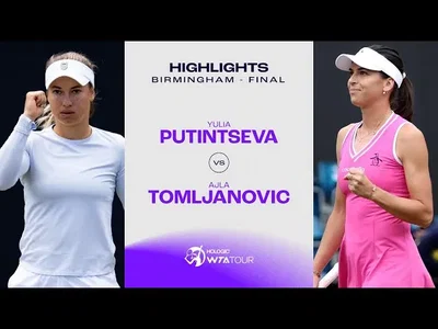 Les meilleurs moments de la finale entre Putintseva et Tomljanovic sur le gazon de Birmingham.