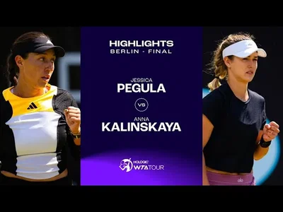 Les meilleurs moments de Pegula sauvant 5 balles de match contre Kalinskaya pour remporter la finale sur le gazon de Berlin.