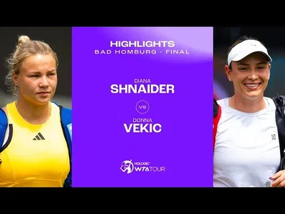 Les meilleurs moments de la finale entre Shnaider et Vekic sur le gazon de Bad Homburg.