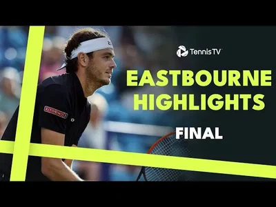 Les meilleurs moments de la finale Fritz vs Purcell sur le gazon d'Eastbourne.