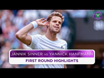 Meilleurs moments de Sinner vs Hanfmann dans le round 1 de Wimbledon 2024