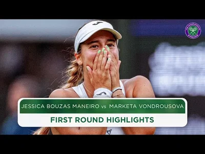 Les meilleurs moments de Bouzas Maneiro vs Vondrousova dans le round 1 de Wimbledon 2024.