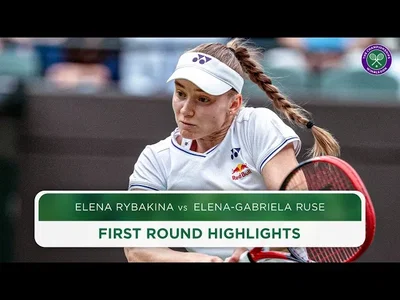 Meilleurs moments de Rybakina vs Ruse dans le round 1 de Wimbledon 2024