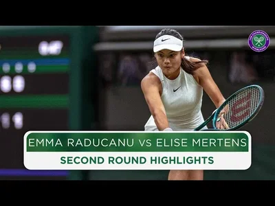 Les meilleurs moments de Raducanu vs Mertens au 2e tour de Wimbledon 2024