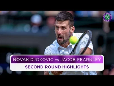 Les meilleurs moments de Djokovic vs Fearnley au 2ème tour de Wimbledon
