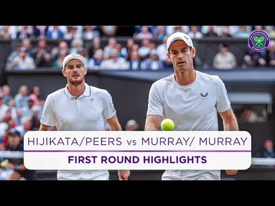Meilleurs moments du match Murray/Murray contre Hijikata/Peers au 1er tour du double de Wimbledon