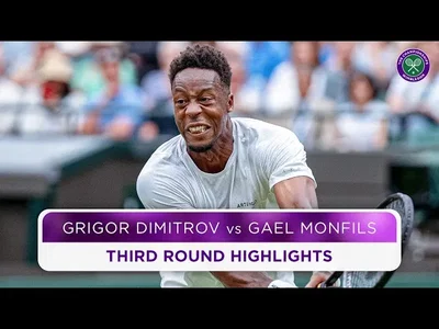 Les meilleurs moments de Dimitrov vs Monfils au 3e tour de Wimbledon