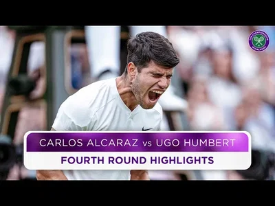 Les meilleurs moments de Alcaraz vs Humbert au 4ème tour de Wimbledon 2024