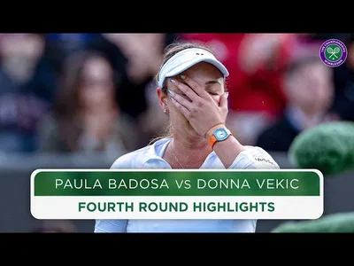 Les meilleurs moments de Badosa vs Vekic au 4e tour de Wimbledon 2024