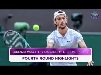 Les meilleurs moments de Musetti vs Mpetshi Perricard au 4ème tour de Wimbledon 2024