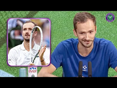 Pourquoi le tennis nous rend fous, par Daniil Medvedev | Conférence de presse d'après-match des quarts de finale | Wimbledon 2024