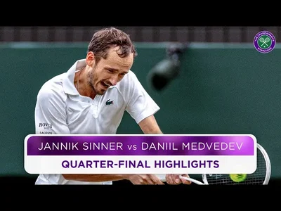 Les meilleurs moments de Medvedev vs Sinner en quart de finale de Wimbledon 2024