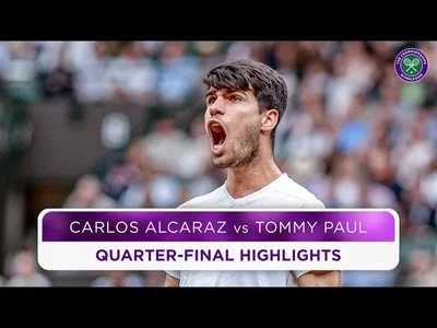 Les meilleurs moments de Alcaraz vs Paul en quart de finale de Wimbledon 2024