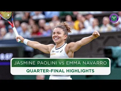Les meilleurs moments de Paolini vs Navarro en quart de finale de Wimbledon 2024.