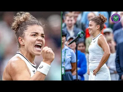 Jasmine Paolini ne sait plus où donner de la tête | Quarts de finale | Interview sur le court | Wimbledon 2024