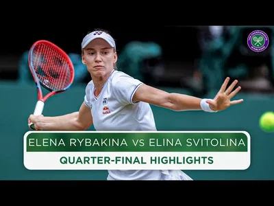Les meilleurs moments de Rybakina vs Svitolina en quart de finale de Wimbledon 2024.