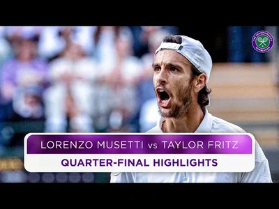 Les meilleurs moments de Musetti vs Fritz en quarts de finale de Wimbledon 2024.