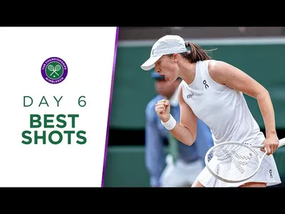 Swiatek, Djokovic, Jabeur, Medvedev, Shapovalov et plus encore | Les meilleurs points de la 6e journée | Wimbledon 2024