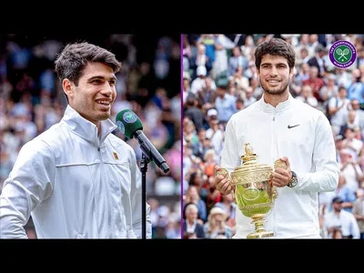 Carlos Alcaraz n'est plus nouveau (rire) | Interview sur le court de la demi-finale | Wimbledon 2024