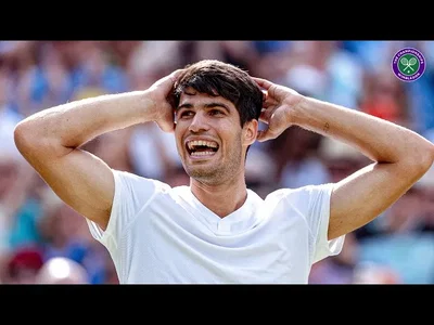 La réaction de Carlos Alcaraz après avoir remporté Wimbledon pour la deuxième fois !