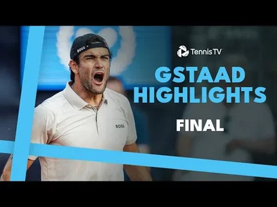 Les meilleurs moments de la finale entre Berrettini et Halys à Gstaad.